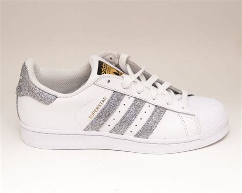 Adidas superstar glitter shoes